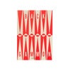 Backgammon Art of Red/Cream