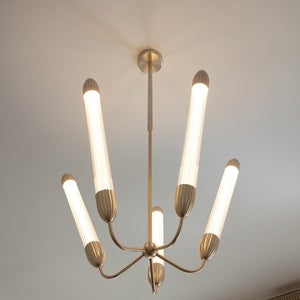 Lemon Squeeze taklampe Ø85 cm messing