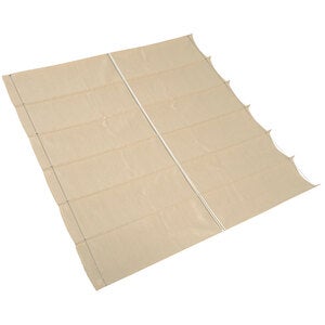 Coolfit solseil harmonika 200x400cm off-white