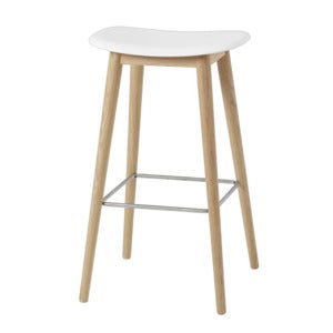Fiber bar pallet høy Wood Base - 75 cm - Natural White/Oak