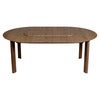 Comfort Circle Spisebord med uttrekk Dark Oak