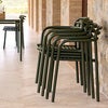 Bliss spisebord inkl. to stoler med armlener - Sand aluminium