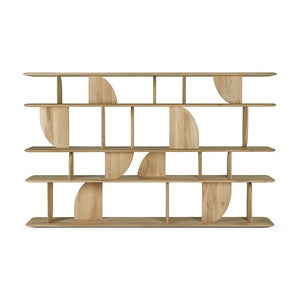 Geometric Hylle eik 210x35x130 cm