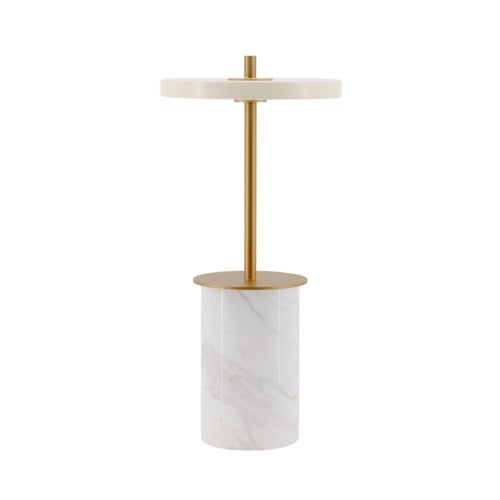 Asteria Move Mini Bærbar lampe White Marble