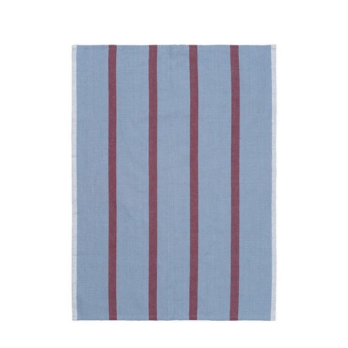 Kjøkkenhåndkle Hale  Faded Blue/Burgundy