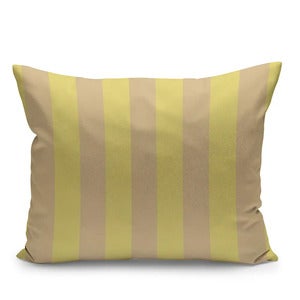 Barrier prydpute 60x50 cm Lemon/Sand Stripe