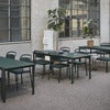 Linear Steel Spisebord 200X75 cm Dark Green 