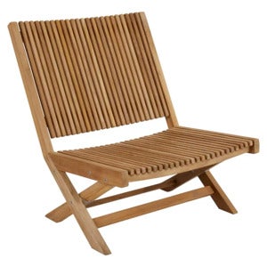Julita loungelenestol teak Brafab