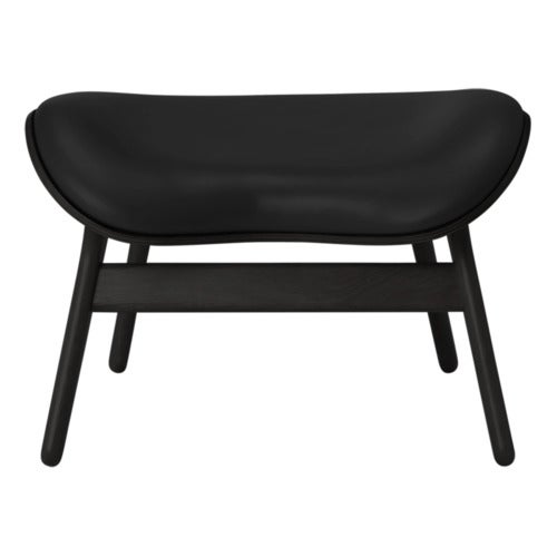 A Conversation Piece Ottoman Fotskammel Black Oak/Umage Leather Black