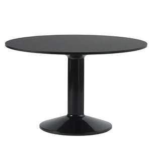 Midst spisebord 120 cm - Black Linoleum Black
