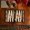 Backgammon Lakkert Black