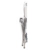 Spaghetti solstol hvit aluminium 