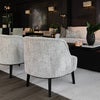 Fairfax lenestol i stoff - Pietra Oyster