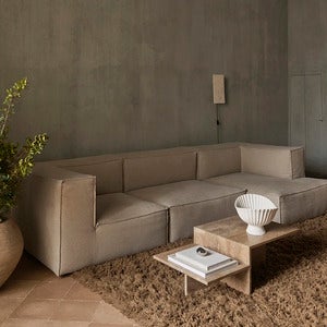 Catena Sofa Armrest Left L400 - Rich Linen - Natural
