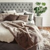 Fluffy Pledd Taupe