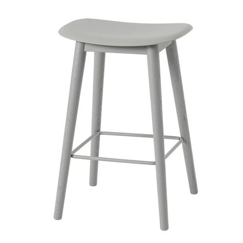Fiber bar pallet låg Wood Base - 65 cm - Grey/Grey