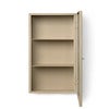 Haze Vegghengt Skap - Reeded Glass - Cashmere