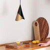 Cornet Lampeskjerm Black/Brass