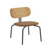 Curious lenestol eik/svart Sugar Brown
