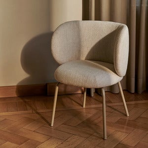 Rico Spisestol Cashmere Bouclé - Off-white