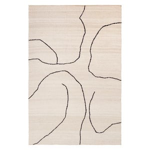 Håndvevd Teppe i Jute Gesso Off-White 170x240 cm