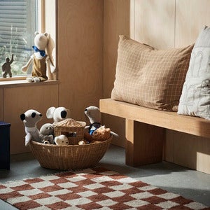 Vaskbar Teppe Mara Rust