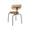 Curious spisestol eik/svart metall Sugar Brown