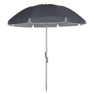 Soda strandparasoll 215 cm grå Brafab
