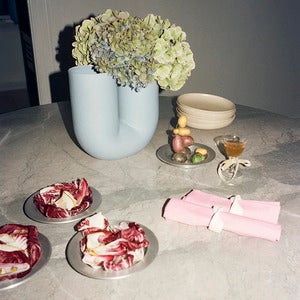 Kink Vase H: 26 cm - Lyseblå