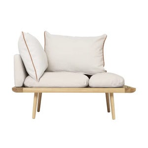Lounge Around  1,5-seters sofa Oak/White Sands