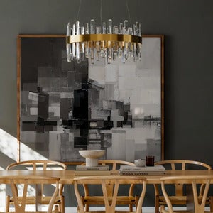 Triumph Taklampe Ø60cm messing/klar