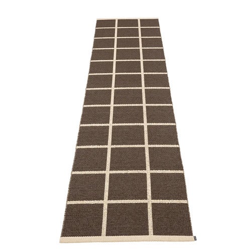 Vevd Teppe Criss Dark Brown 70x300 cm