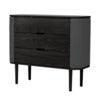Treasures kommode i svart eik/Shadow