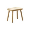 Paff Sidebord høy eik/Pearl White