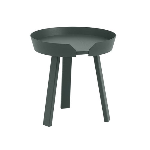Around salongbord Ø45 cm- Dark Green 