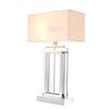 Bordlampe Arlington Crystal Nikkel