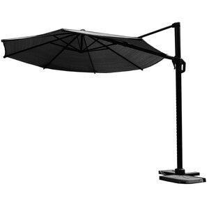 Coolfit fritthengende parasoll 350 cm antrasitt