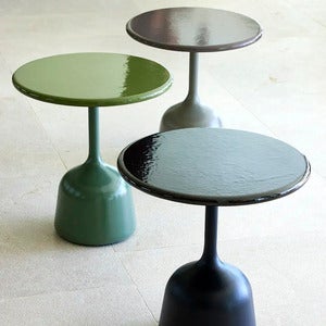 Sofabord i glasur 45 cm