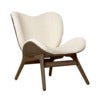 A Conversation Piece Lounge stol Dark Oak/Teddy White