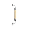 Lemon Squeeze Vegglampe Kort 77 cm Stål