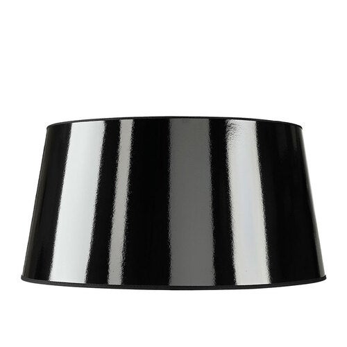 Lampeskjerm Classic XXL Low Black Lacquer Artwood