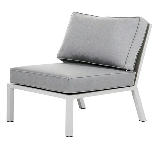 Belfort Midtseksjon   inkludert puter hvit / Peral Grey