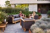 Angle Lounge sofa inkl Hyndesæt teak grå 