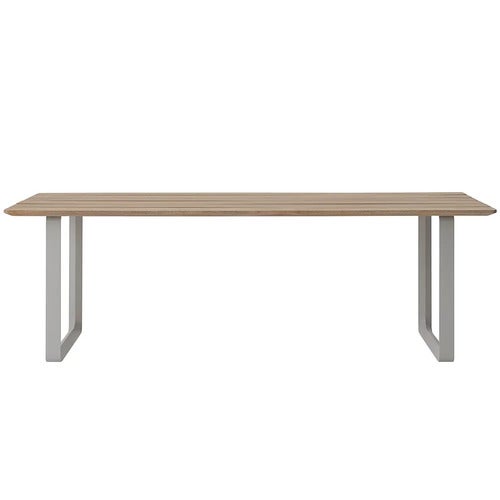 70/70 Spisebord 225x90 cm Sapele Mahogany/Grey