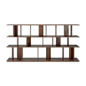 Irregular Hylle Lakkert teak 224 x 37 x 115 cm