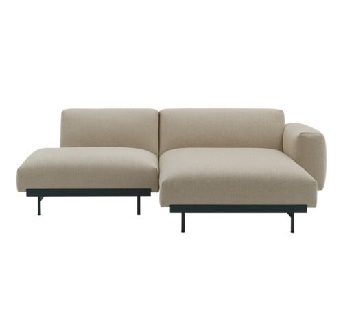In Situ 2-seters modulsofa - Konfig 7 - Ecriture240/Svart