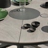 Kenora spisebord 130 cm antrasitt Brafab
