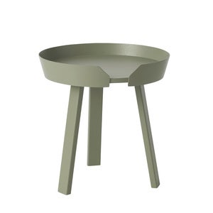 Around salongbord Ø45 cm- Dusty Green 