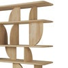 Geometric Hylle eik 210x35x130 cm
