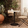 Mineral Kafébord - Bianco Curia/Black